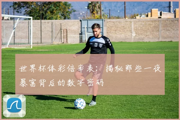 世界杯体彩倍率表：揭秘那些一夜暴富背后的数字密码